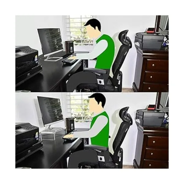 Soporte acrílico AMT para monitores soporte claro para_5