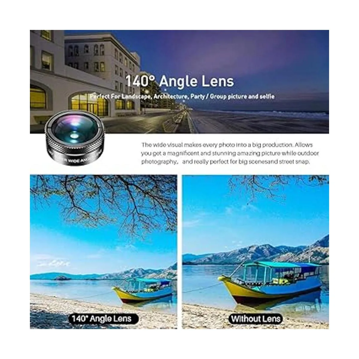 Miao LAB Kit de lente de cámara 11 en 1 lente gran