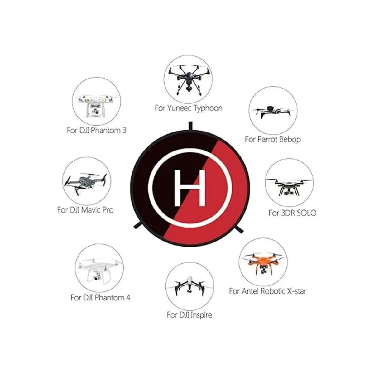 KINBON Almohadillas de aterrizaje para drones_2