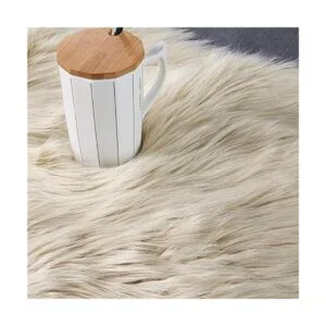 EasyJoy Alfombra de piel sintética ultra suave y_4