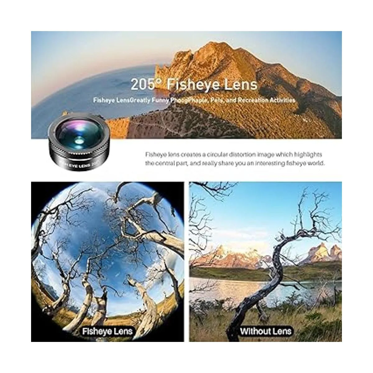 Miao LAB Kit de lente de cámara 11 en 1 lente gran