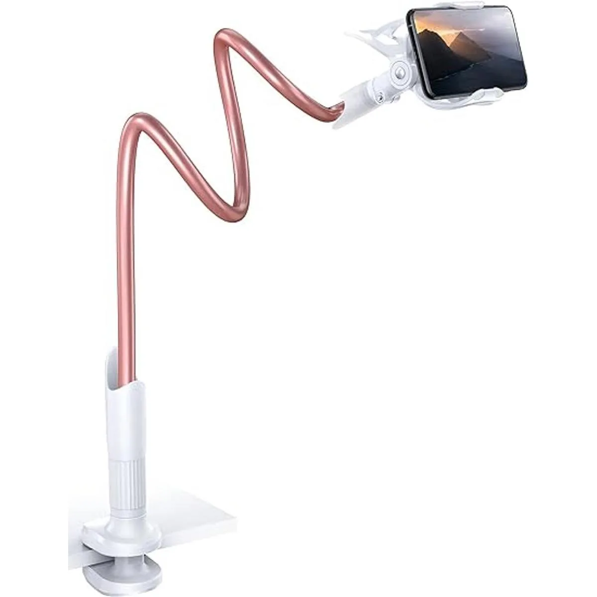 Lamicall Soporte para teléfono de cama de cuello de_1