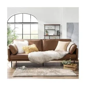 Ashler Funda suave de piel sintética de zorro para silla_3