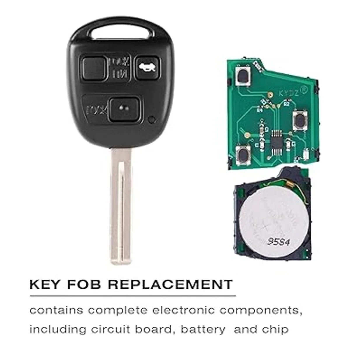 Mando a distancia sin llave para Lexus ES300_3