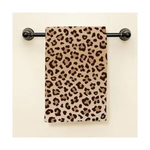 HGOD DESIGNS Toallas de mano de leopardo 100 algodón_2