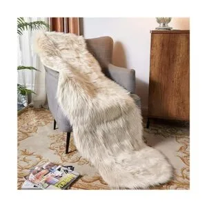 EasyJoy Alfombra de piel sintética ultra suave y_2