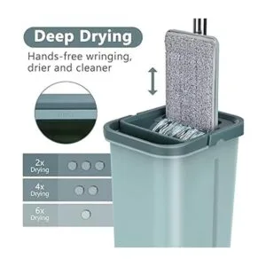 Aifacay Juego de trapeador y cubeta sistema de trapeador_3