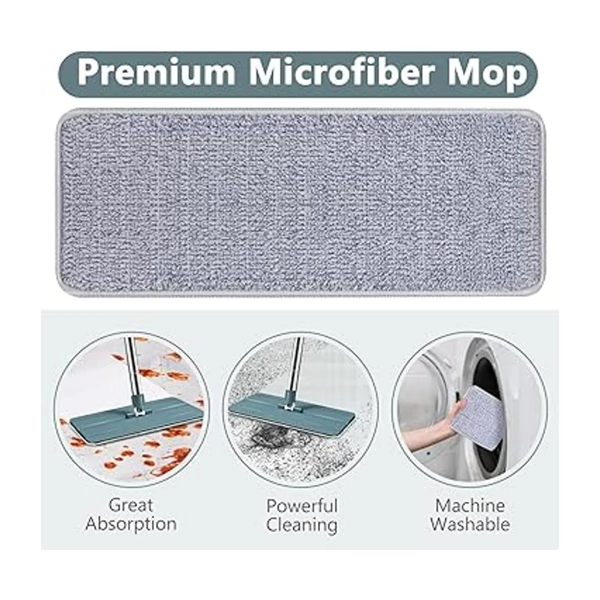 Aifacay Juego de trapeador y cubeta sistema de trapeador_5