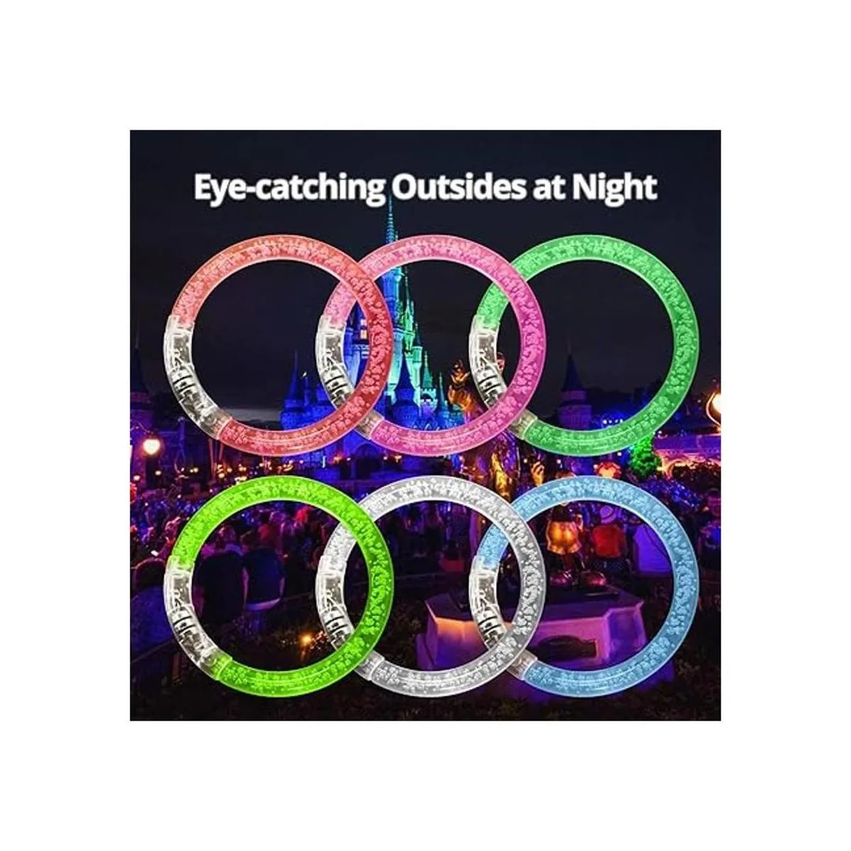 Novelty Place Juego de pulseras LED Suministros de