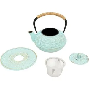 Juego de 3 tetsubina de hierro fundido japonés verde