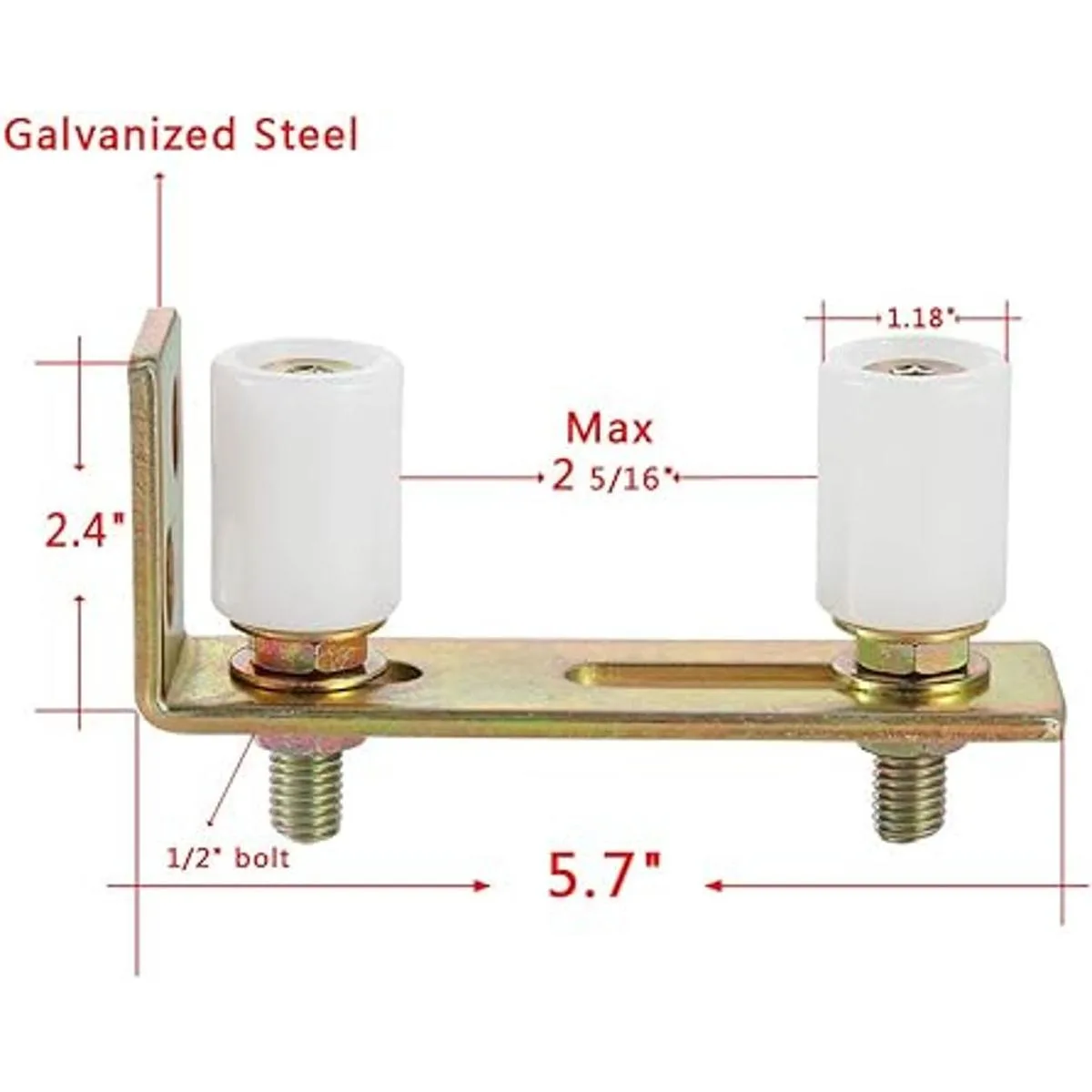 Skelang Rodillo de guía para puerta deslizante con