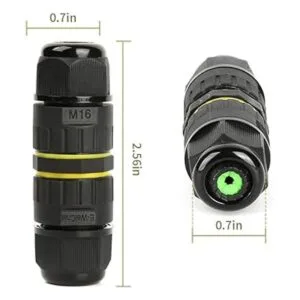 Conector de cable eléctrico IP68 impermeable de 2 vías_6