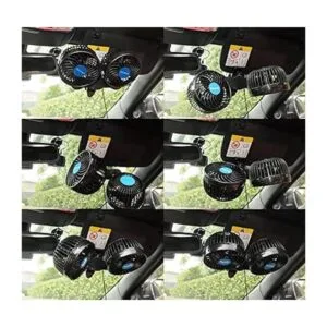 QIFUN Ventilador de clip ajustable de doble cabeza de 12_3