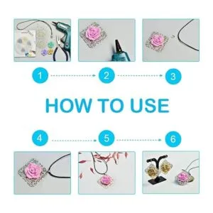 PH PandaHall 60 piezas de filigrana Envoltura colgante