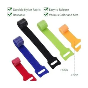 OneLeaf 60 correas reutilizables con velcro correas de_3