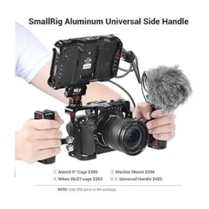 SMALLRIG Agarre lateral universal de aluminio para cámara_2