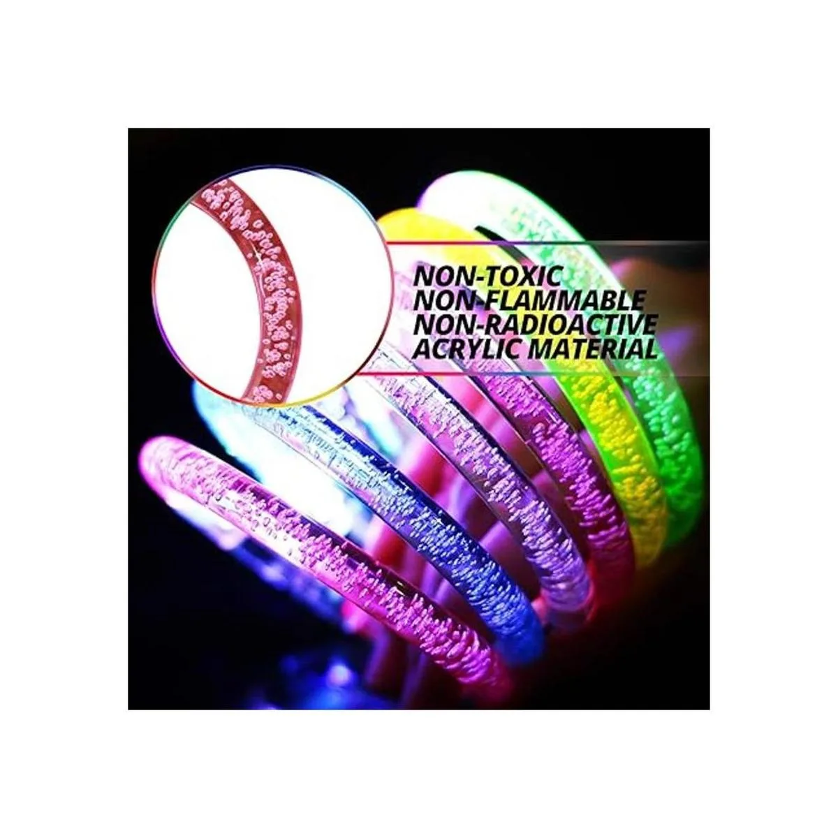 Novelty Place Juego de pulseras LED Suministros de