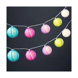 Goothy 8.5Ft Multicolor Lantern String Lights Outdoor Plug