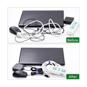 OneLeaf 60 correas reutilizables con velcro correas de_5