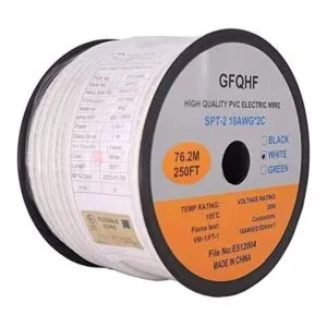 GFQHF Cable de 250 pies con cremallera calibre 18 SPT2_1