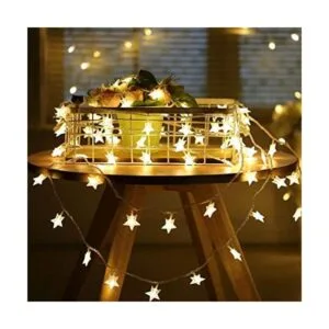 Merdeco Cadena de luces de estrella de 16 pies 5 pies_1