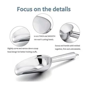 Juego de 2 cucharadas de acero inoxidable Efar de 3 onzas