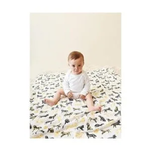 Mud Pie Labrador Retriever Manta de muselina para_6