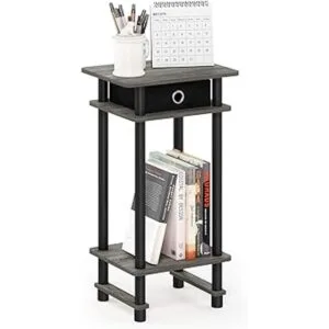 Furinno TurnNTube Mesa auxiliar alta roble francés_4