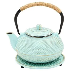 Juego de 3 tetsubina de hierro fundido japonés verde