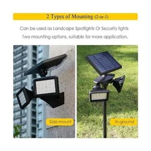 EMANER Luces solares para exteriores con detector de_3