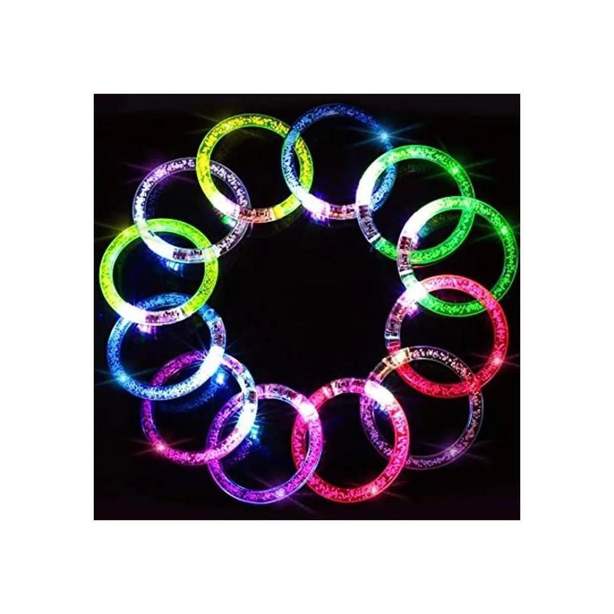 Novelty Place Juego de pulseras LED Suministros de