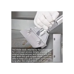 BOLEXINO Cuchillas de repuesto para parrilla resistentes