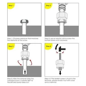TOPEC Juego de 5 piezas de extractor profundo tipo_2