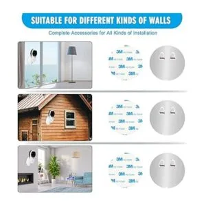 Paquete de 4 soportes de pared para cámara de seguridad Yi_3