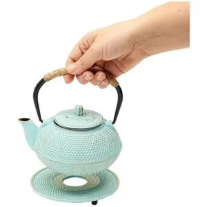 Juego de 3 tetsubina de hierro fundido japonés verde