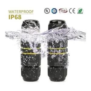 Conector de cable eléctrico IP68 impermeable de 2 vías_2