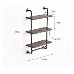 Estante de baño industrial para pared estantes de baño_3