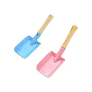 Tomaibaby 2 palas de jardinería pequeñas de metal color