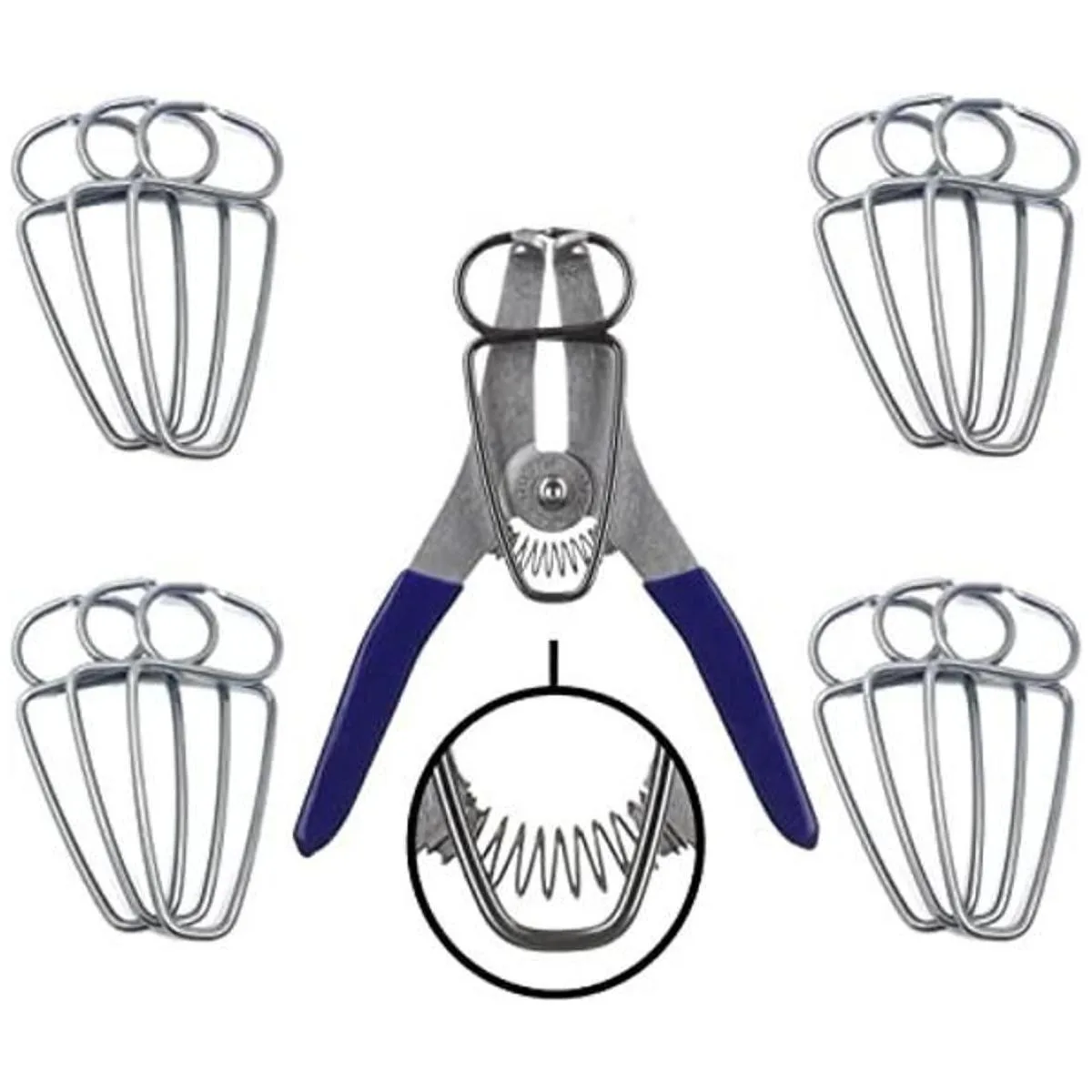 Collins Alicates con resorte y 13 abrazaderas de inglete_1