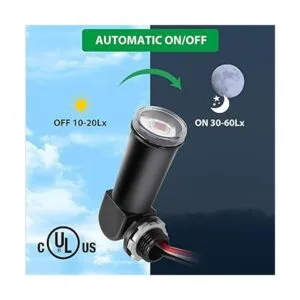 GBAYSA 1 paquete de sensor fotoeléctrico para exteriores