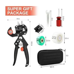 Krewey Kit de podadora de herramientas de injerto de