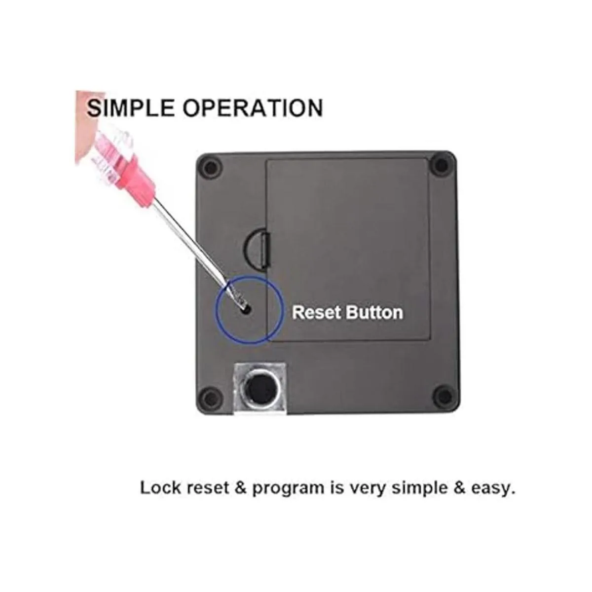Homello Cerradura electrónica RFID para gabinete con cable_3