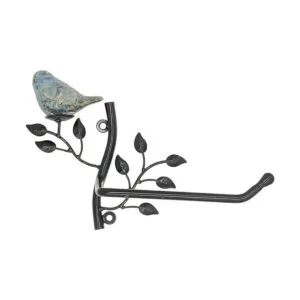 OwlGift Soporte de papel higiénico de metal montado en la_4