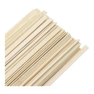 Favordrory Palos de madera de bambú natural de 15.7
