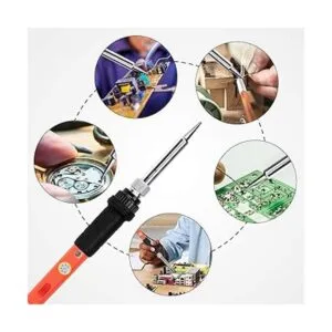 Kit de soldador de 60 W con calentador de cerámica 4 en_6