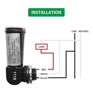 GBAYSA 1 paquete de sensor fotoeléctrico para exteriores