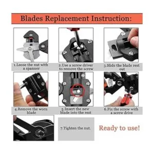 Krewey Kit de podadora de herramientas de injerto de