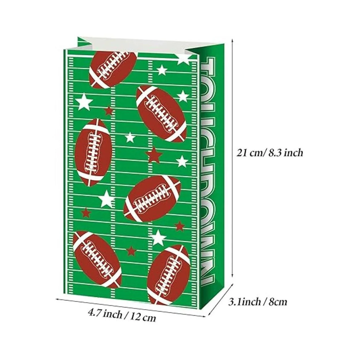 Blulu Paquete de 30 bolsas de papel para regalo de campo_2