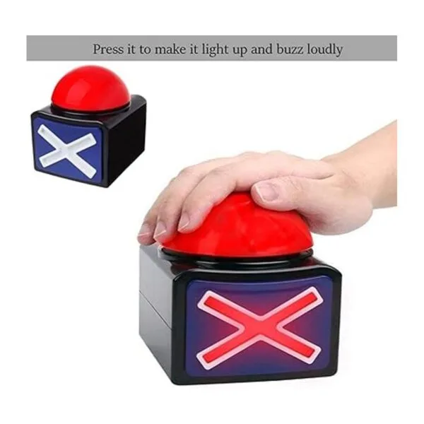 RIBOSY Game Answer Buzzer Juego Buzzer con luces y sonido_3