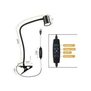 Luz con clip luz de lectura luces de lectura para libros_2